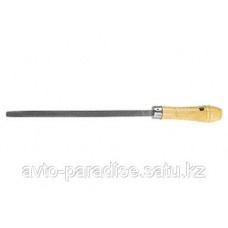 16029 Напильник, 250 мм, трехгранный, деревянная ручка СИБРТЕХ