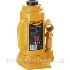  Домкрат гидравлический бутылочный, 10 т, h подъема 200-385 мм// SPARTA