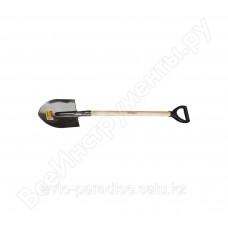 Штыковая лопата 285х205х1200мм Grinda с черенком высшего сорта и пластиковой рукояткой 421823 