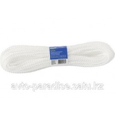 Полипропиленовый вязаный шнур с сердечником, белый, 7мм, 20м, 320кгс СИБРТЕХ Россия 93960 