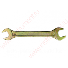 Ключ рожковый, 8х9 мм, желтый цинк// СИБРТЕХ