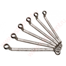 153305 Набор ключей накидных, 6–17 мм, 6 шт., хромированные// SPARTA